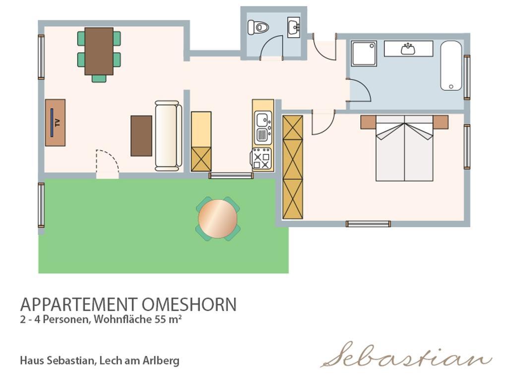 Haus Sebastian Apartment Lech am Arlberg Cameră foto